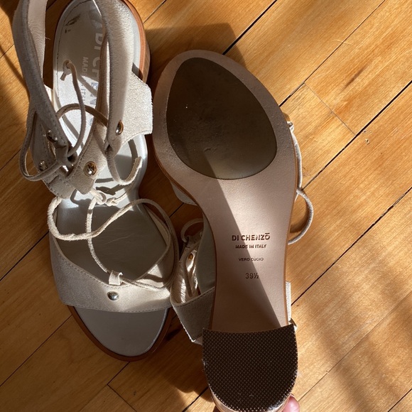 Di Chenzo - Suede tie up sandals - Picture 4 of 7